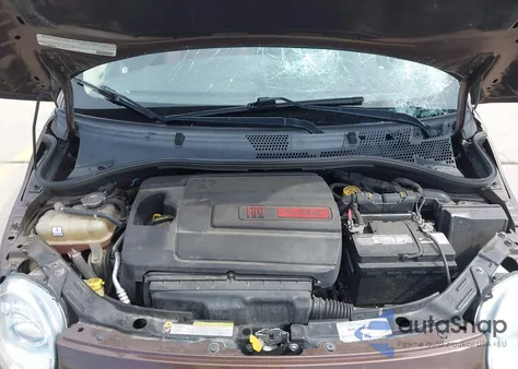 2012 Fiat 500 Lounge from USA, damaged, VIN 3C3CFFCR7CT248587